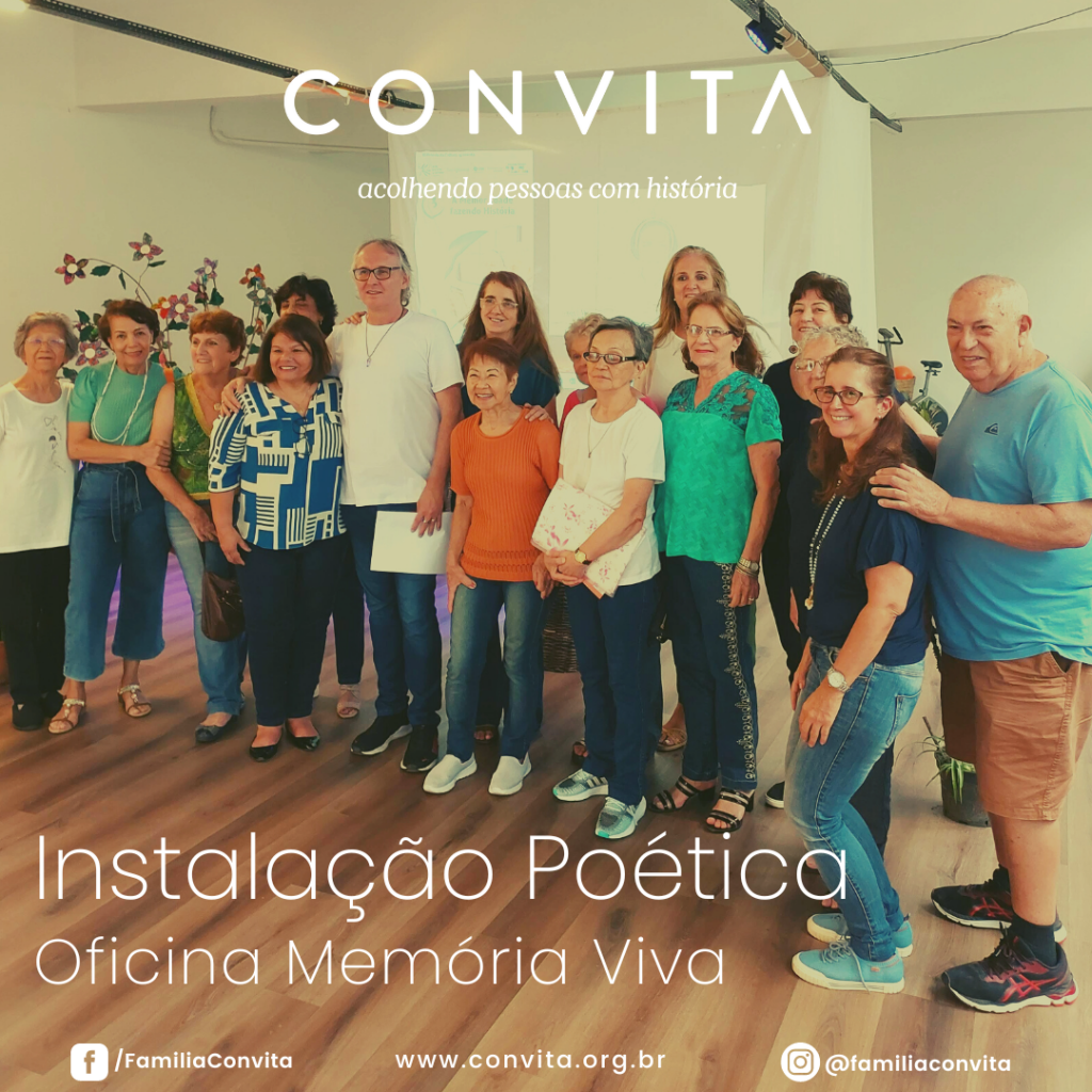 Aconteceu no Convita a Instalação Poética: um evento que marcou a finalização do primeiro módulo da Oficina Memória Viva.