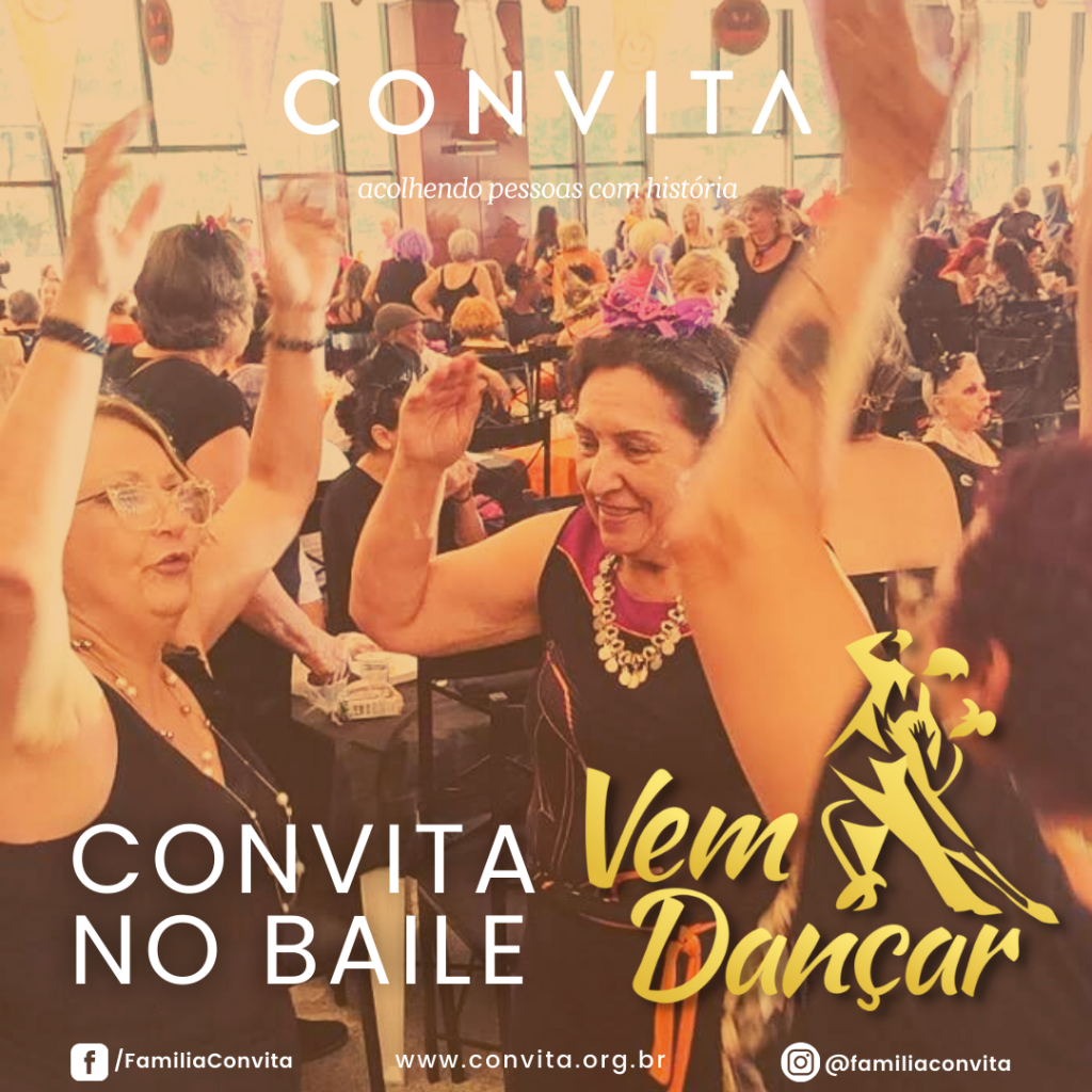 Nos meses de outubro e novembro o Convita participou do tradicional Baile “Vem Dançar”, realizado pela Prefeitura de São Paulo.