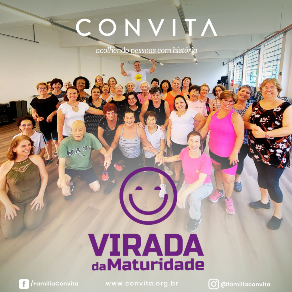 O Convita teve uma participação muito importante na Virada da Maturidade, integrando a equipe de curadoria do evento e sendo uma das dezenas de instituições do município a receber atividades do festival.