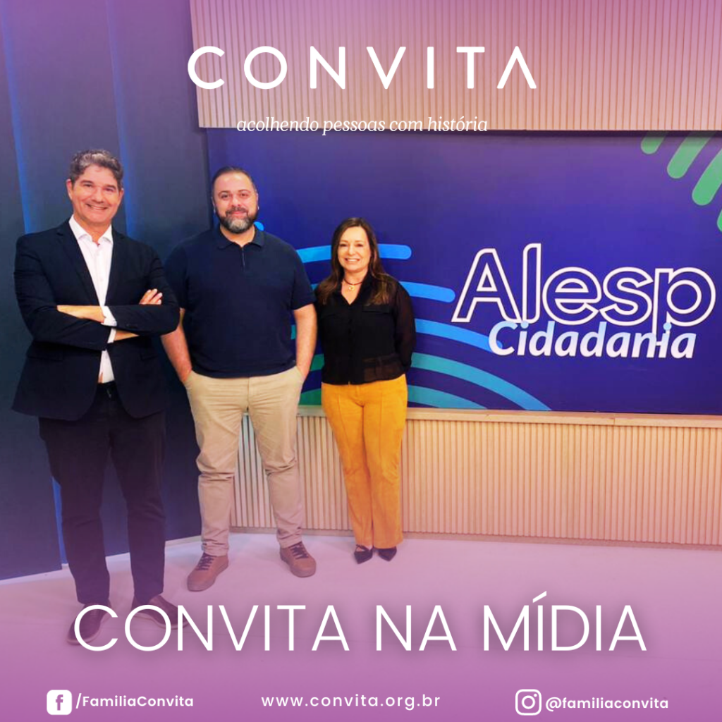 O Convita participou do programa Alesp Cidadania - programa da TV da Assembleia Legislativa do Estado de São Paulo, que tem o objetivo de valorizar e divulgar programas sociais relevantes para a população.