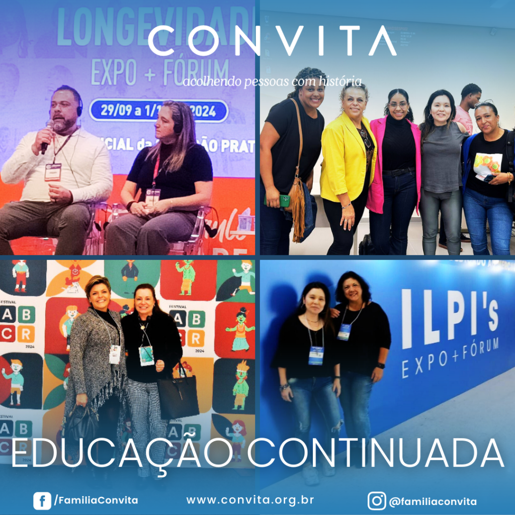 A importância da participação da equipe técnica do Convita em eventos científicos para o aprimoramento da nossa atuação na Gerontologia.