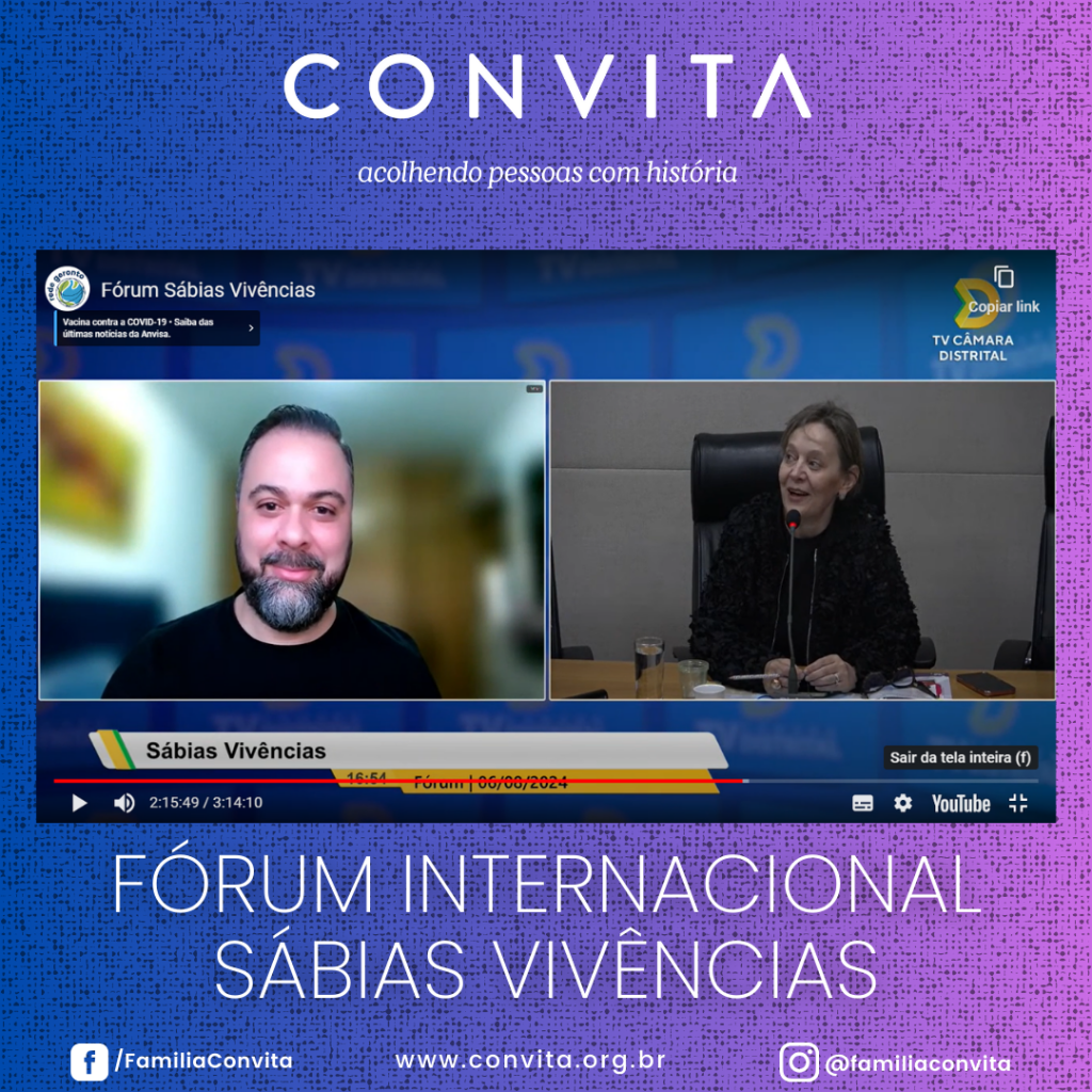 Convita é destaque no Fórum Internacional Sábias Vivências com apresentação de experiência em serviços para pessoas idosas imigrantes italianas.