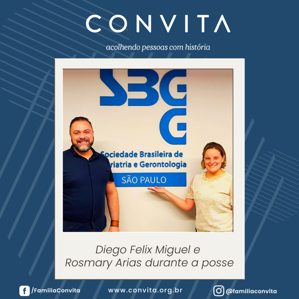 Gerente institucional do Convita assume presidência do Departamento de Gerontologia da SBGG-SP.